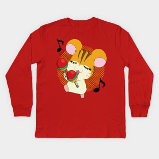 Hamtaro Maraca Kids Long Sleeve T-Shirt